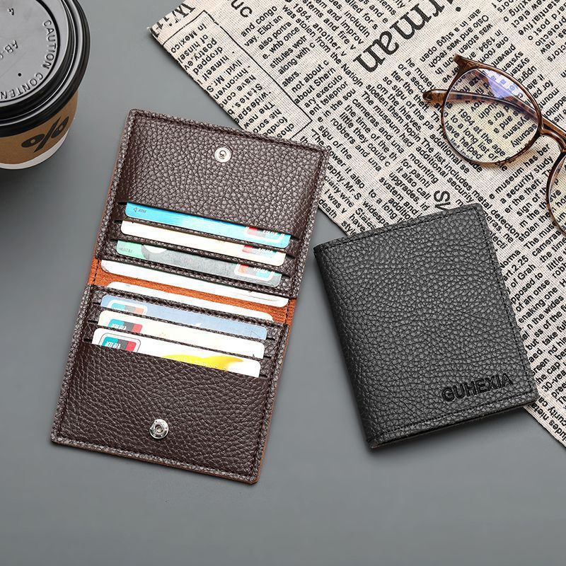 RFID-Blocking Leather Card Holder Bowlift