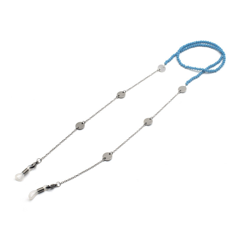 Multi-Detail Beaded Eyewear Chain Bowlift