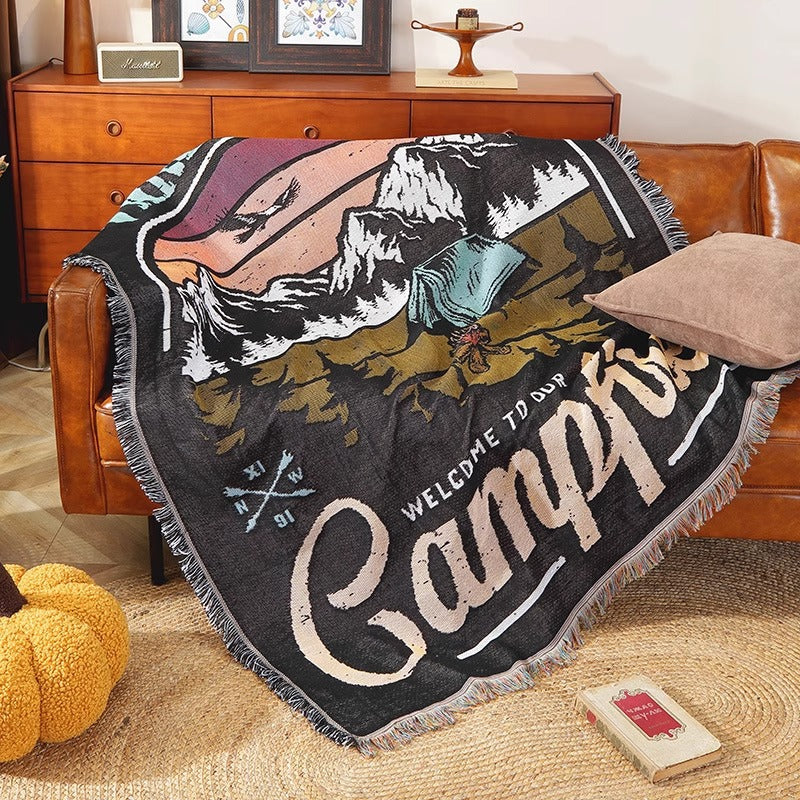 Bohemian-Style Outdoor Picnic Blanket