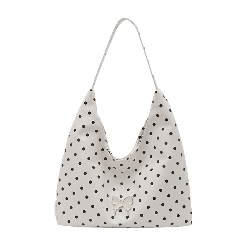 WoChic Polka Dot Hobo Bag Bowlift
