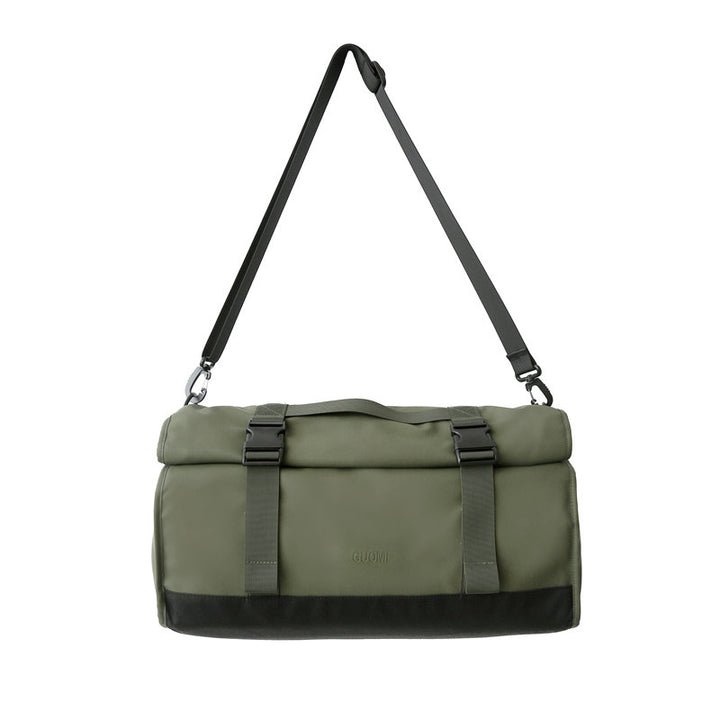 Sporty Shoulder Bag Made of Water-Repellent Material with Removable Shoulder Strap Bowlift