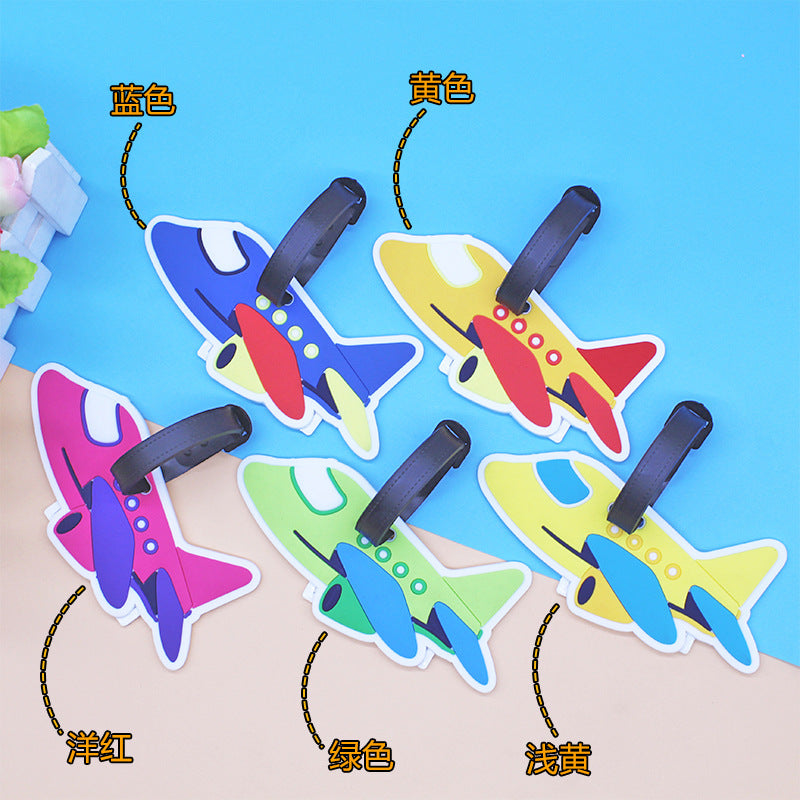 Unisex Airplane-Shaped Luggage Tag Bowlift