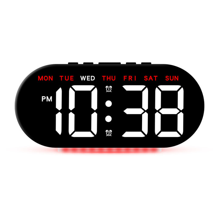 Digital Multi-Function Alarm Clock with Large Digits Bowlift