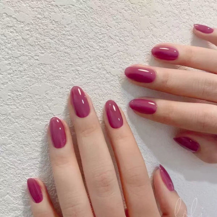 High-gloss artificial nails Bowlift