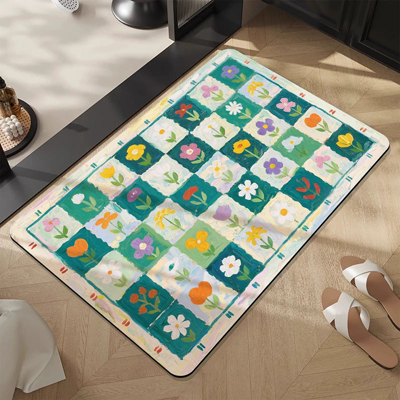 Decorative Floral Area Rug