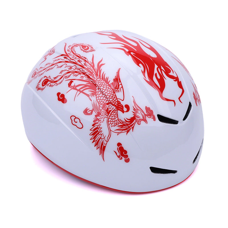 Dragon-Design Bicycle Helmet Bowlift