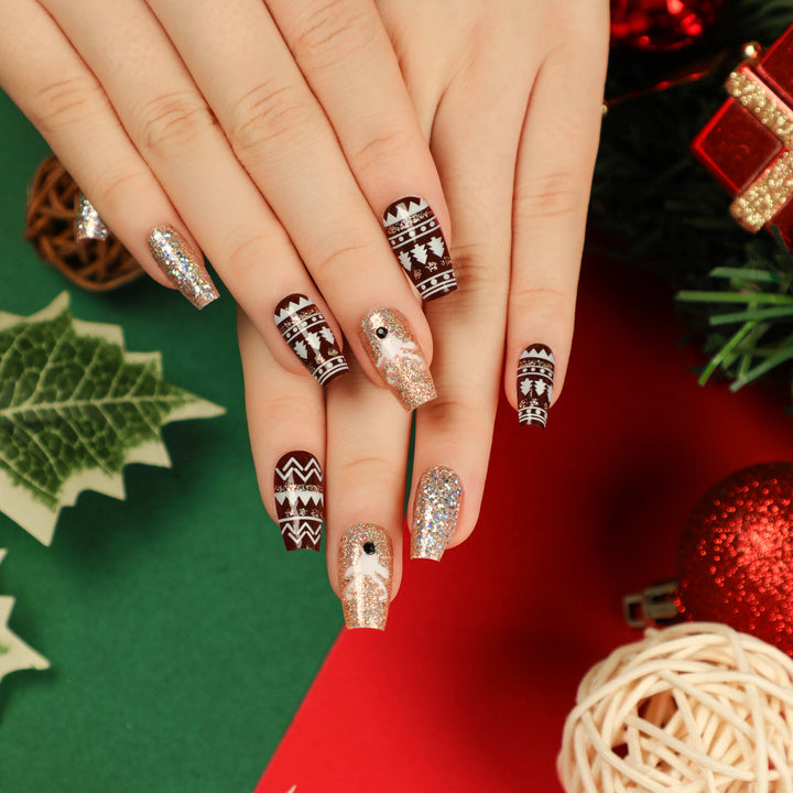 Christmas Nail Art Bowlift