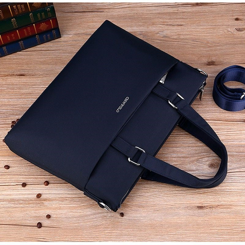 Stylish Laptop Briefcase With Water-Repellent Material And Adjustable Shoulder Strap Bowlift