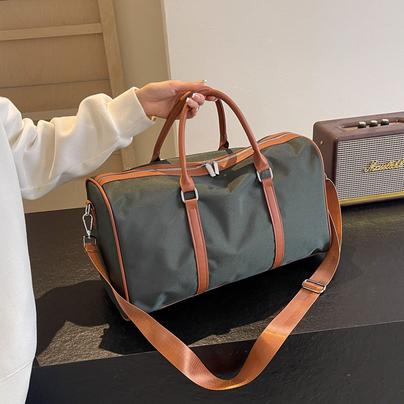 Sporty Travel Bag With Versatile Compartment Layout Bowlift