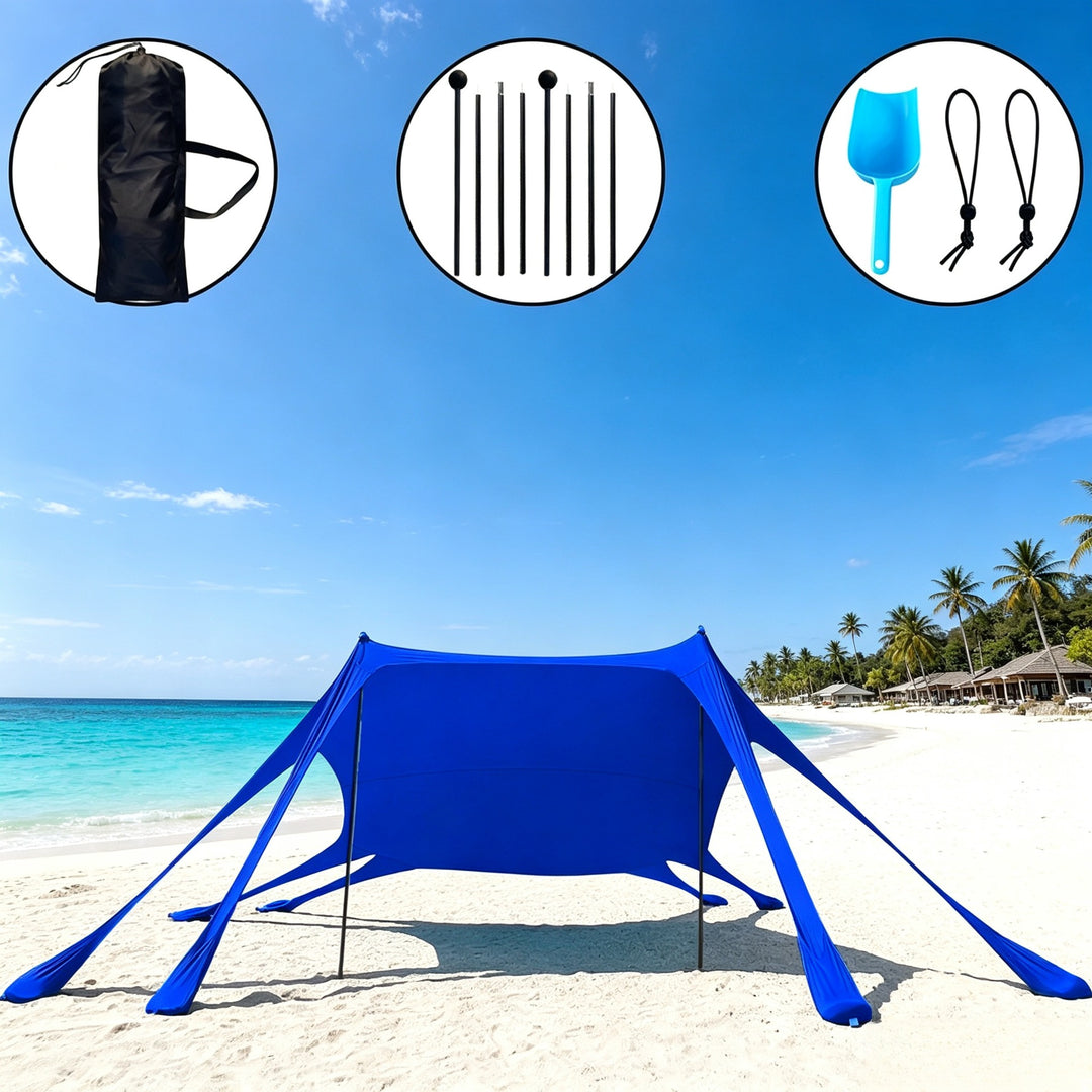 Portable Beach Shade Canopy Bowlift