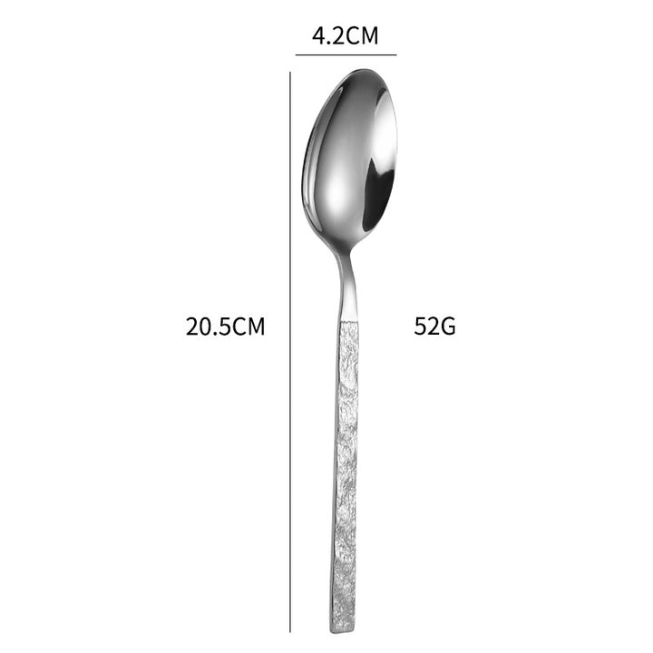 High-quality cutlery set with stylish, textured handle Bowlift