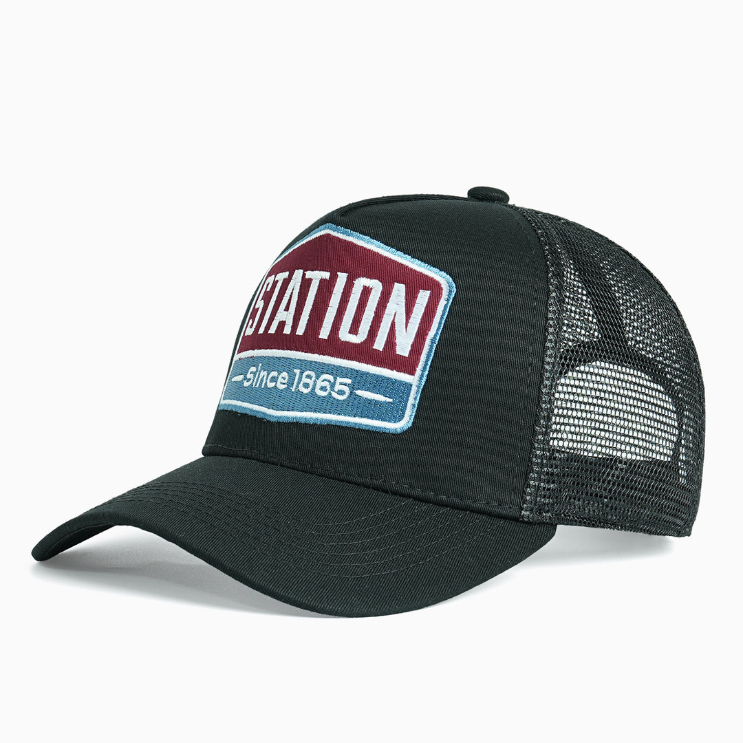 Women Breathable Trucker Cap with Vintage Design Bowlift