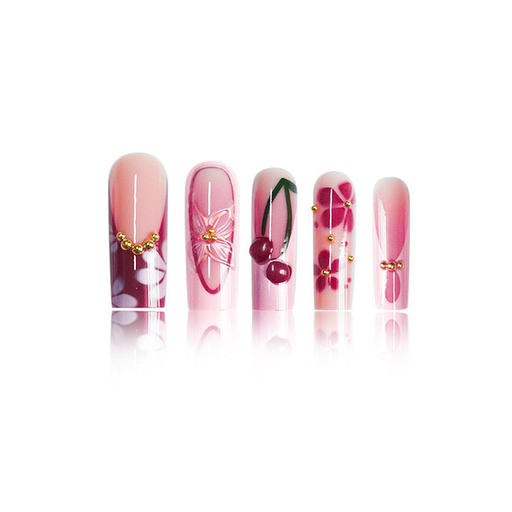 Artistic 3D Gel Nail Extensions Bowlift