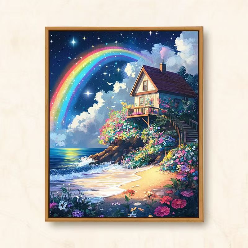 Enchanting Coastal Fantasy Wall Art Bowlift