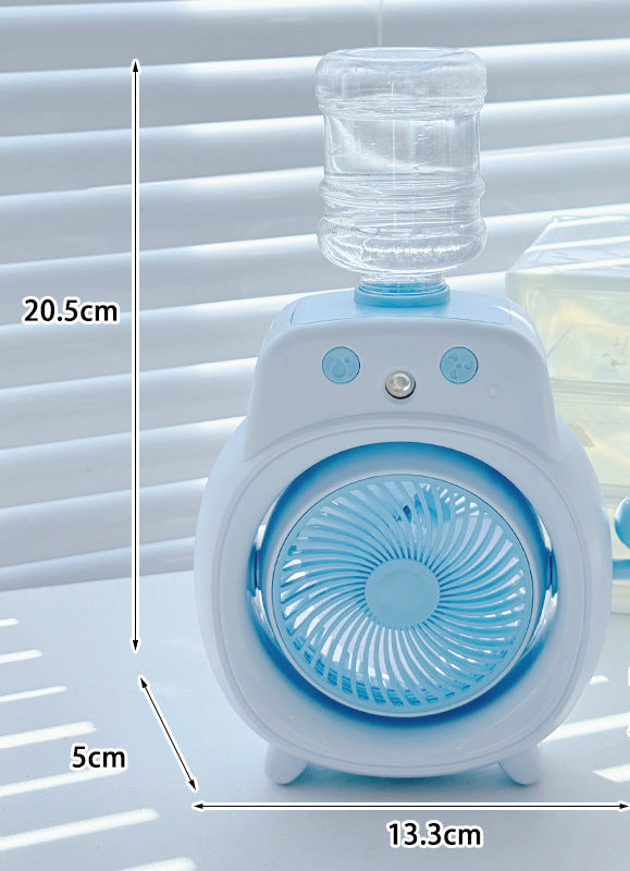 Ladies Portable Mini Water Sprayer Fan Bowlift