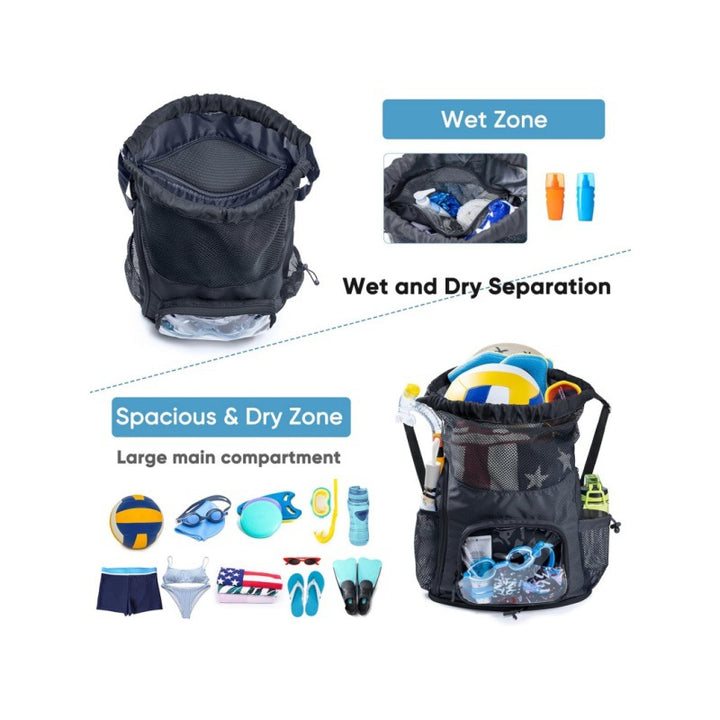 Multifunctional Mesh Backpack Bowlift