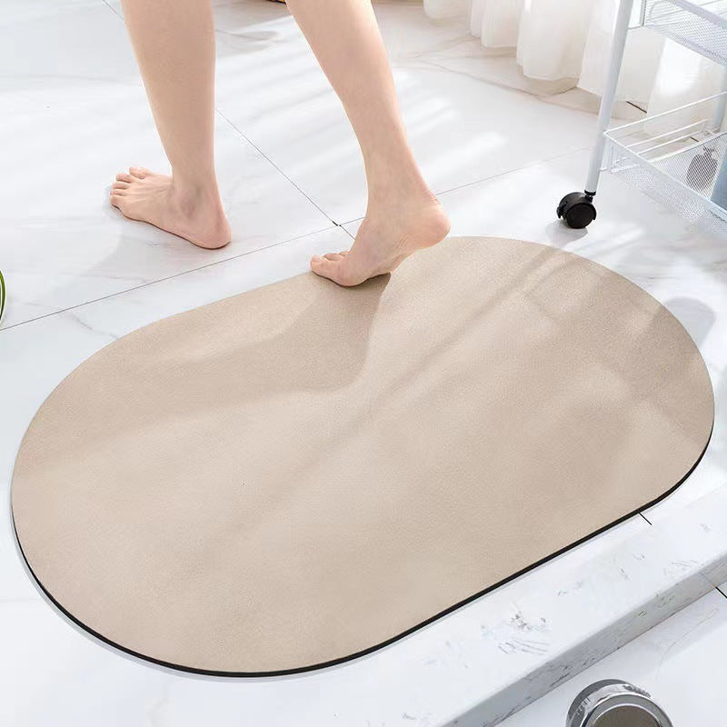 Microfiber Memory Foam Bath Mat with Non-Slip Backing Bowlift
