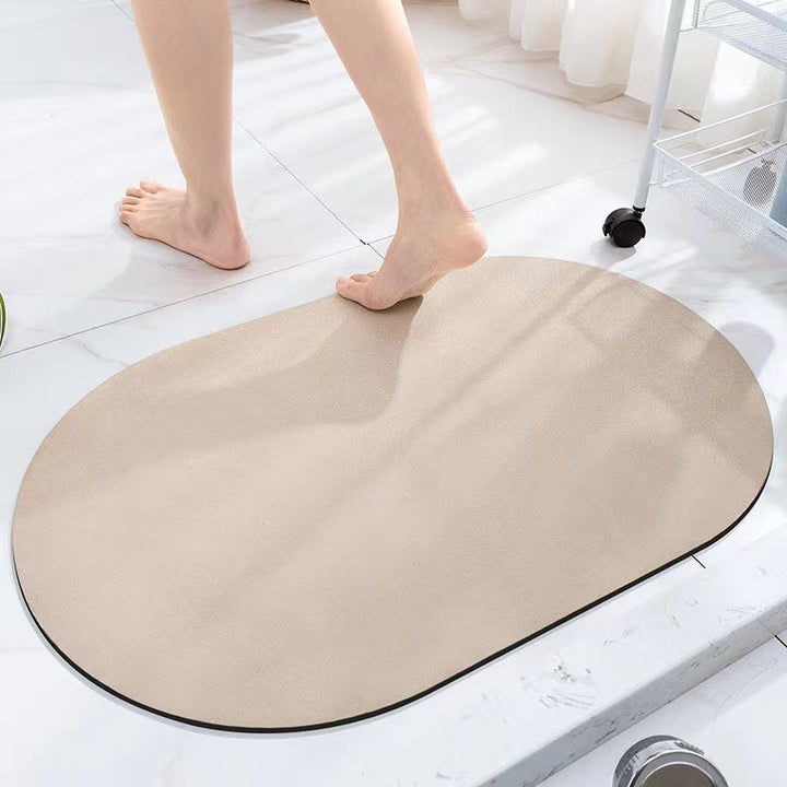Microfiber Memory Foam Bath Mat with Non-Slip Backing Bowlift