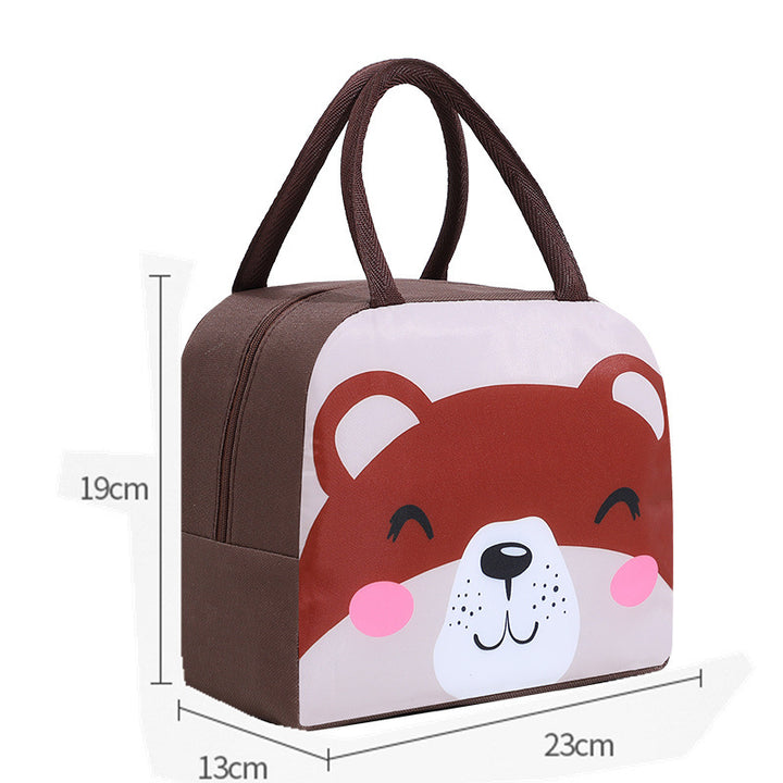 Cute Cow-Themed Insulated Lunch Bag