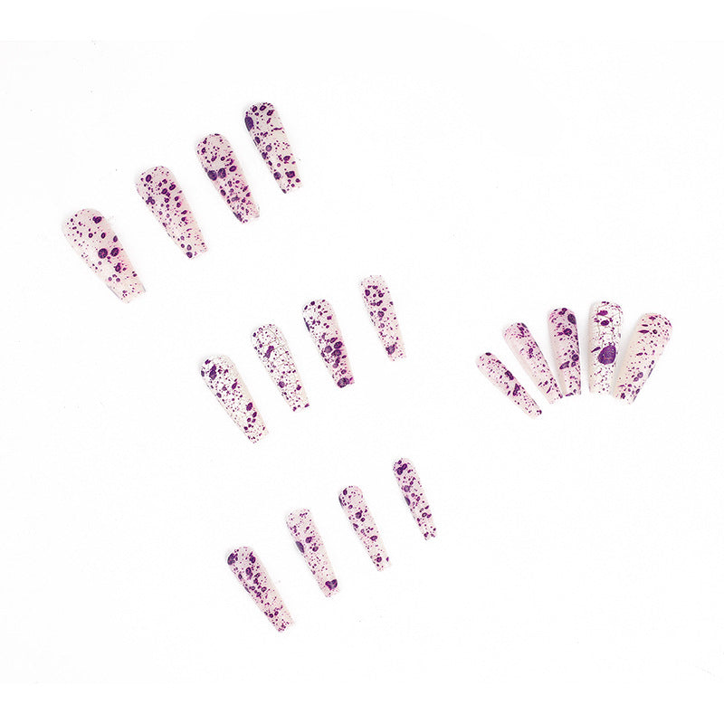 Artificial nails with delicate floral design Bowlift