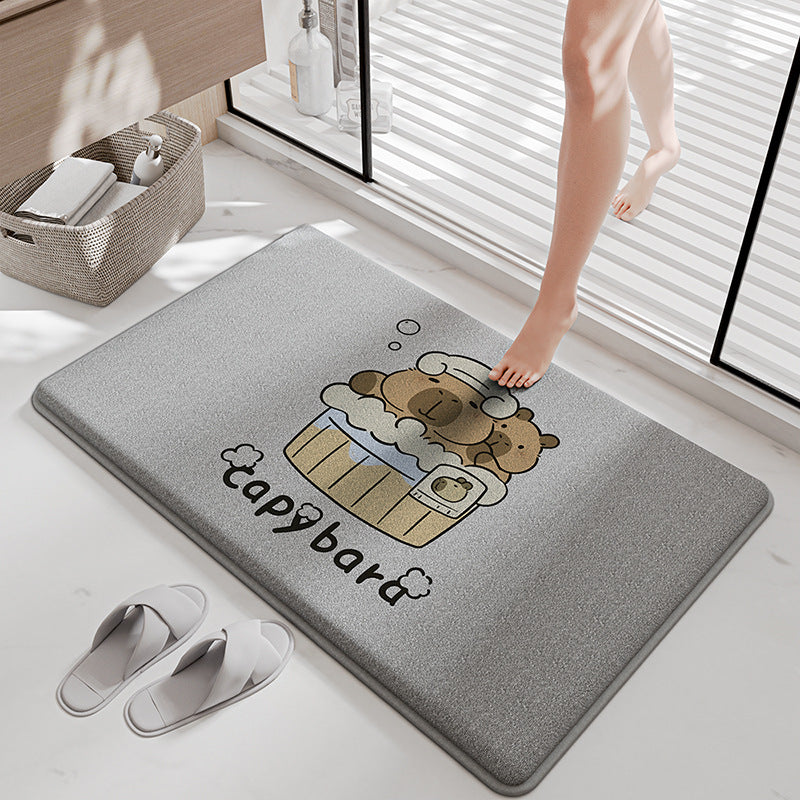 Cartoon-Themed Comfort Bath Mat