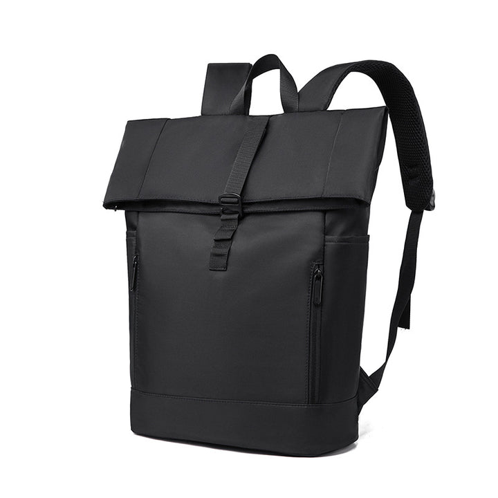 Urban Backpack with Modern Fold Closure and Versatile Compartments Bowlift