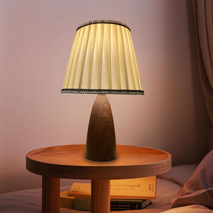 Contemporary Pleated Shade Table Lamp