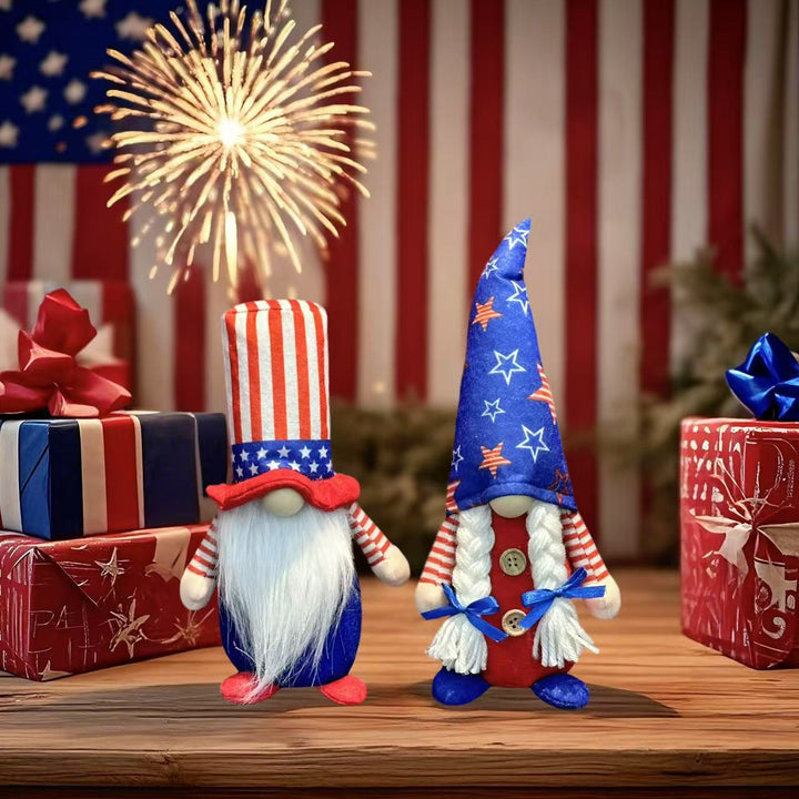 Unisex decorative gnome figure with a tall top hat and long artificial beard Bowlift