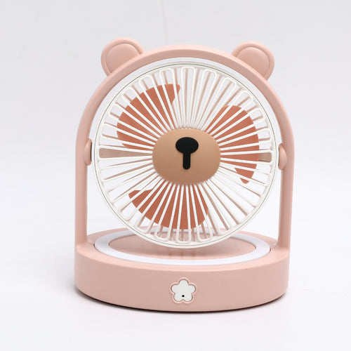 Unisex Portable Hand Fan in Creative Bear Design Bowlift