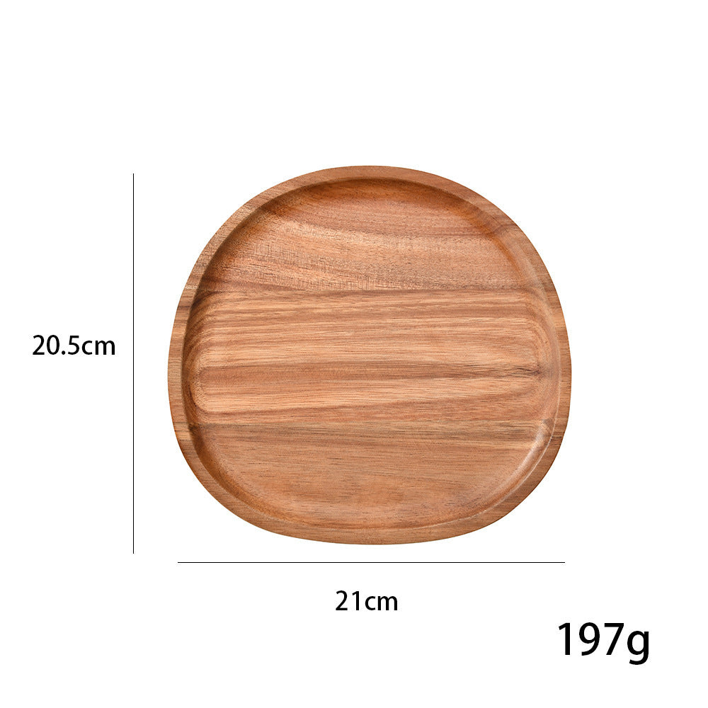 Elegant wooden serving platter with ergonomic design Bowlift