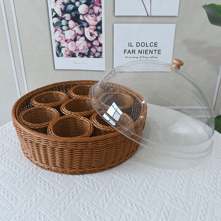 Versatile Woven Storage Organizer Bowlift