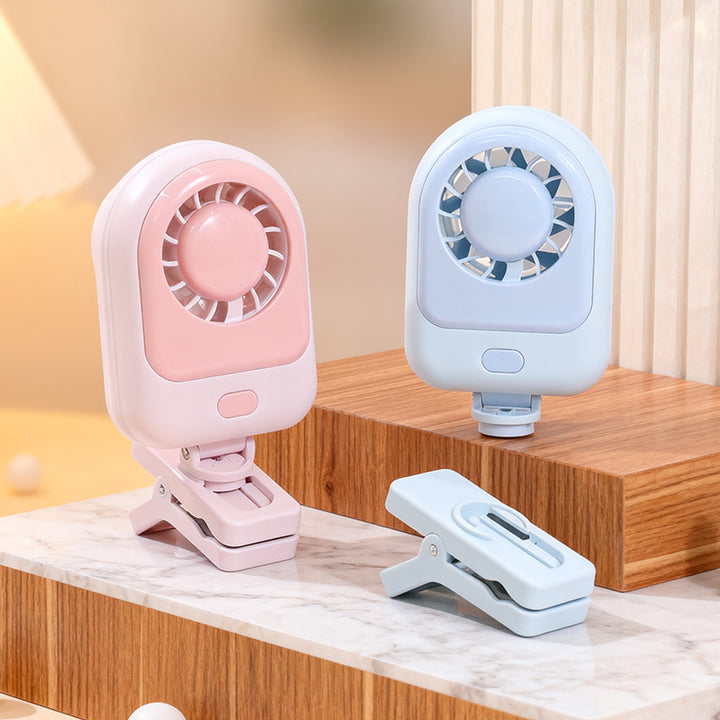 Ladies Multifunctional Clip Fan with Adjustable Tilt Angle Bowlift