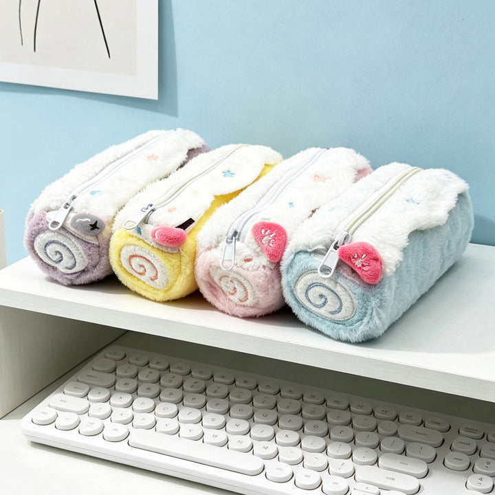 Plush Dessert-Themed Pencil Case Bowlift
