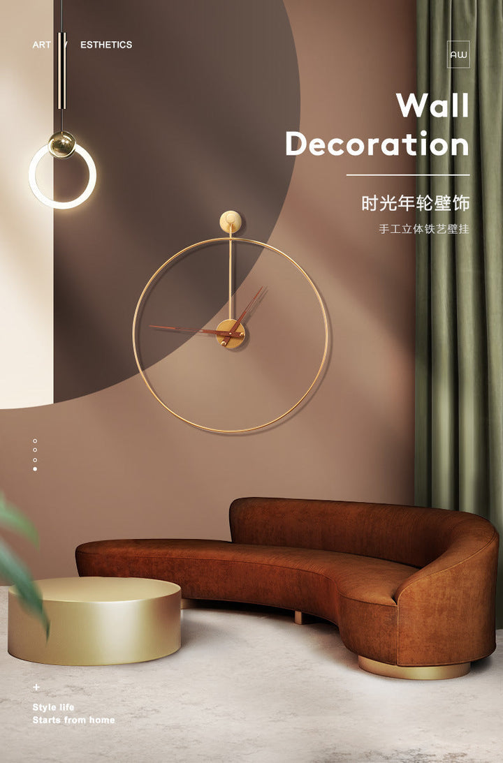 BowLift | Minimalist 16-Inch Wall Clock – Modern Silent Sweep Design