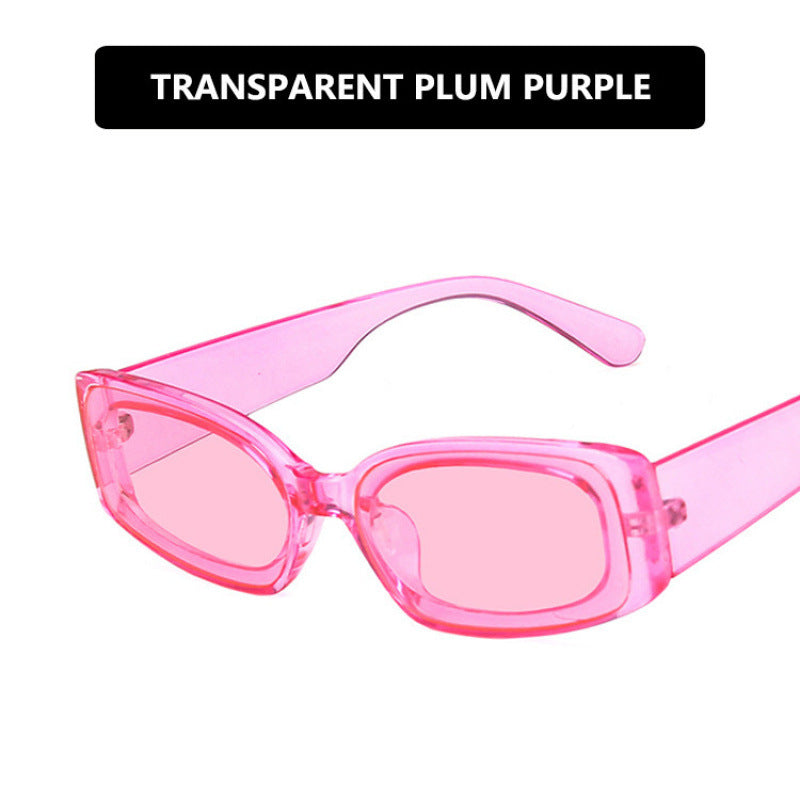 Ladies fashionable sunglasses in futuristic transparent design Bowlift