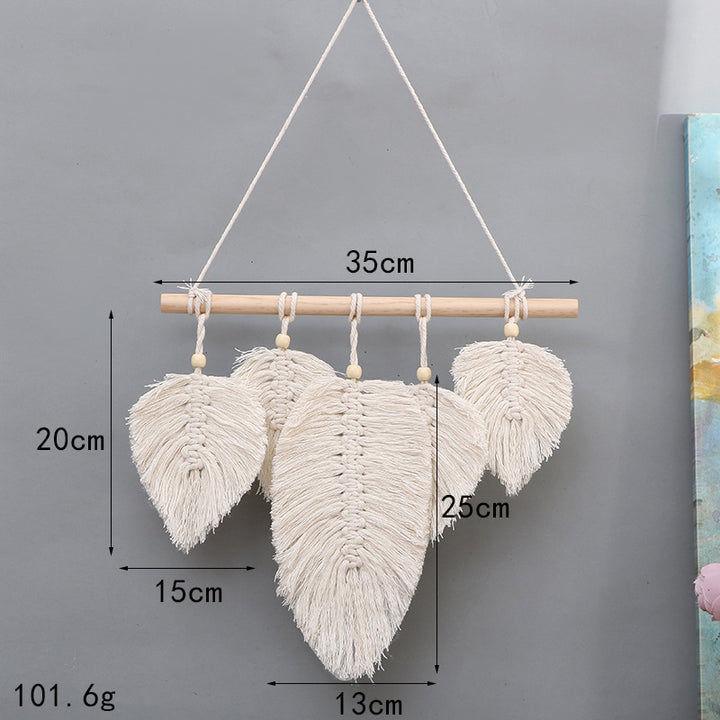 Artistic Macrame Leaf Wall Hanging Bowlift