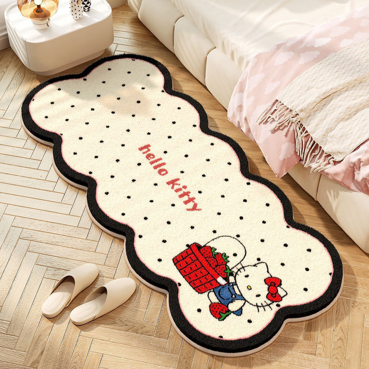 Cute Cartoon-Themed Plush Area Rug