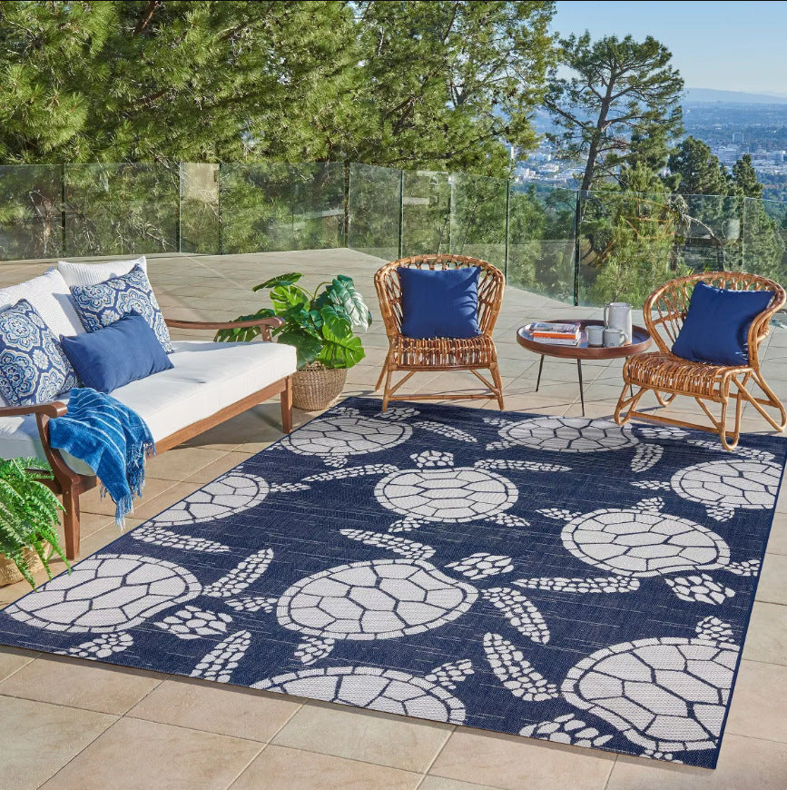 Multi-Colored Outdoor Area Rug