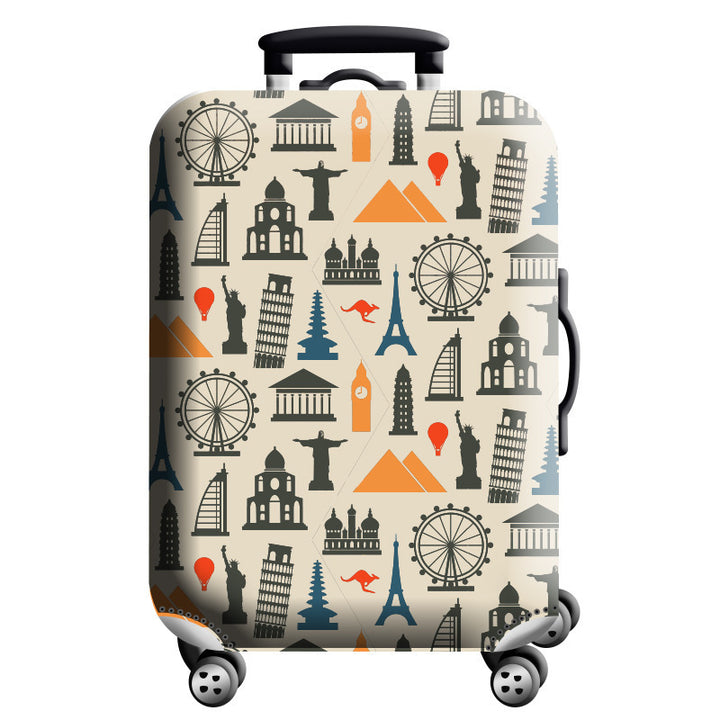 Unisex hard-shell suitcase with modern geometric design Bowlift