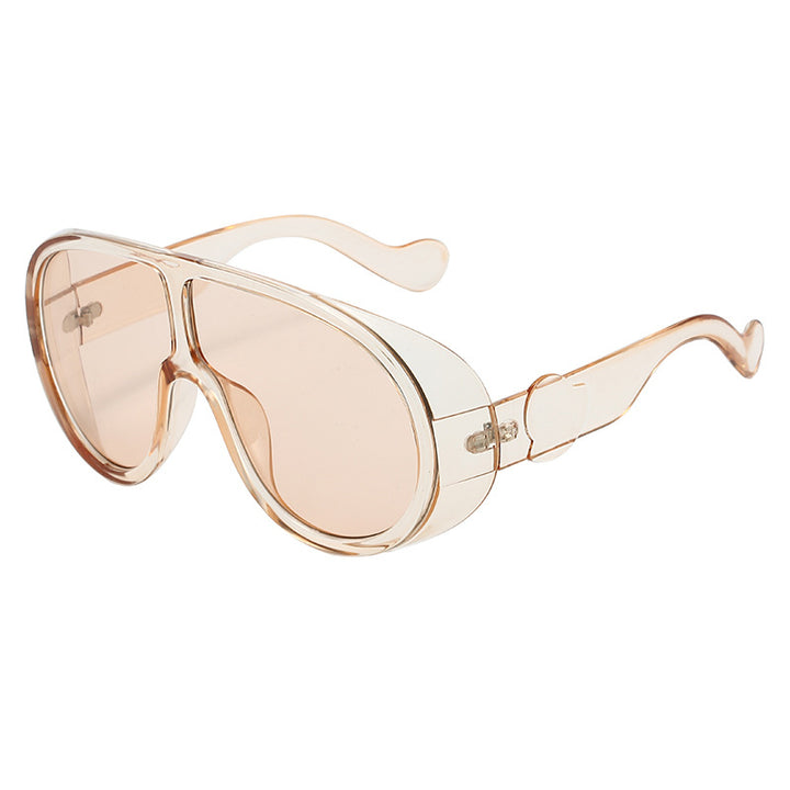 Ladies extravagant sunglasses with stylish transparent frame Bowlift