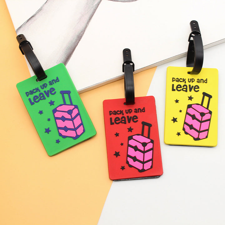 Unisex Travel-Themed Luggage Tag Bowlift