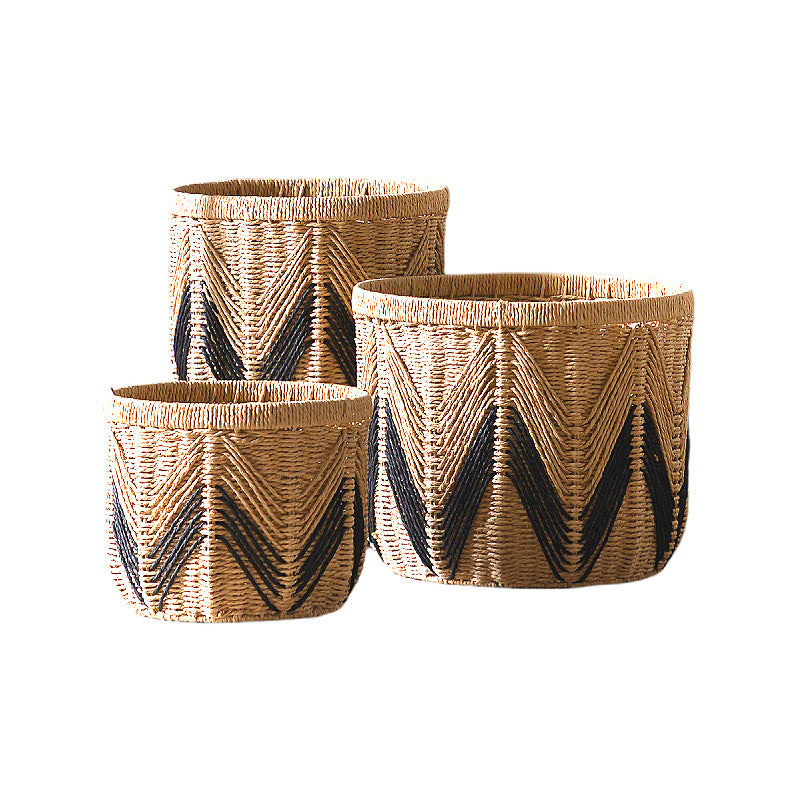 Handcrafted Natural Fiber Storage Basket Bowlift