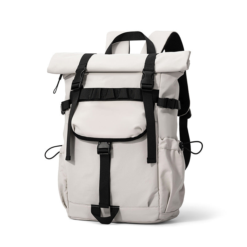 Roll-Top Adventure Backpack with Multiple Compartments Bowlift