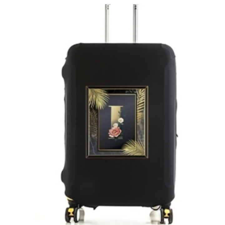 Women's Hard Shell Suitcase with Luxurious Flower Design Bowlift