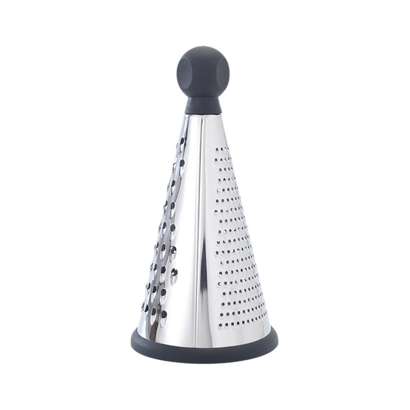 Ergonomic stainless steel kitchen grater with non-slip handle Bowlift