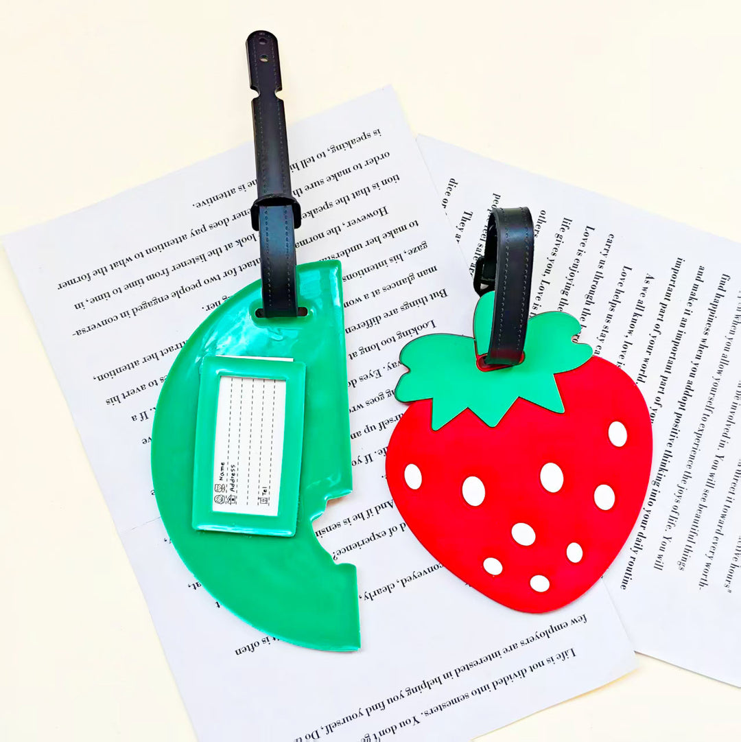 Unisex Strawberry-Shaped Luggage Identifier Bowlift