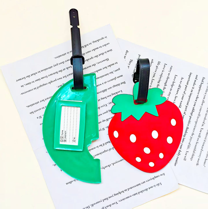Unisex Strawberry-Shaped Luggage Identifier Bowlift