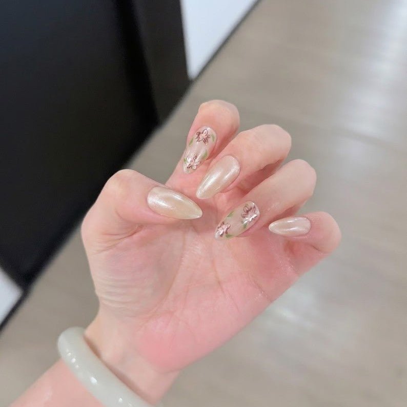 Elegant Floral Nail Art Set Bowlift 1788497661