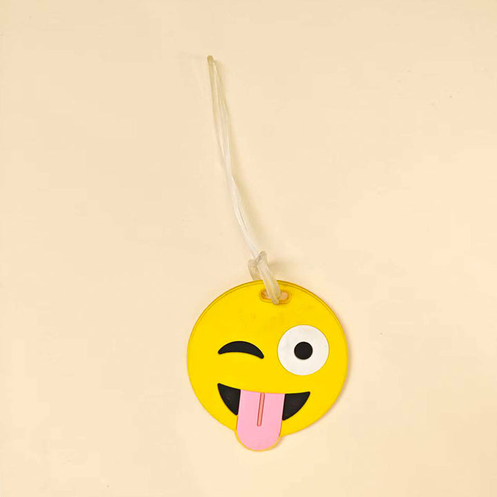 Unisex Emoji-Inspired Luggage Tag Bowlift