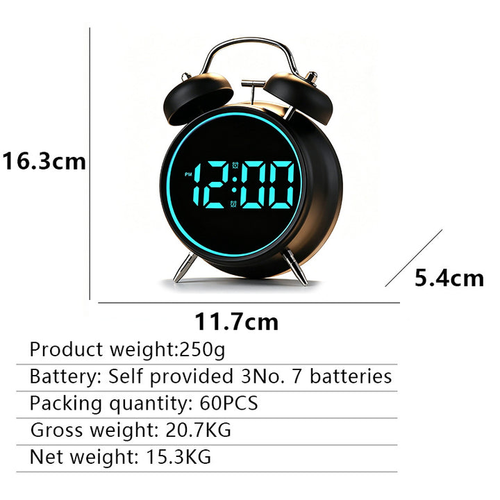 Digital Alarm Clock Bowlift
